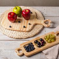 Planche à découper jetable en bois massif de noyer noir japonais Belief, épaisseur 2 cm, compatible lave-vaisselle, forme irrégulière, pour découper les steaks