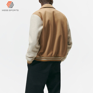 Best Quality MESS SPORTS Custom Adult and Youth Baseball Varsity <b>Jacket</b> 2024 Winter Wool Body Reversible Windproof - Product Image 3