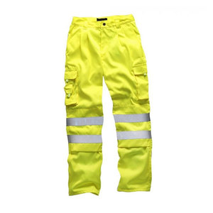 Pantalones de trabajo personalizados de alta calidad para hombre, tela duradera, transpirable, de alta visibilidad, pantalones de seguridad con cremallera, nuevo diseño, ropa de trabajo de carga - Product Image 4