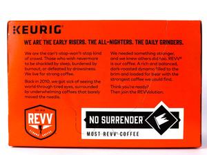 REVV No Surrender, dosettes de café individuelles Keurig K-Cup, café torréfié foncé, 60 unités - Product Image 2