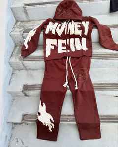 Bespoke เสื้อฮู้ดผ้าฝรั่งเศสโอเวอร์ไซส์ผ้าปักลายโลโก้ปักลายซิปไซส์ใหญ่พิเศษ - Product Image 2