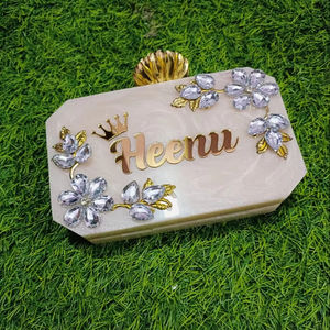 Pochette moderne en résine tendance pour cadeau de mariage avec belle décoration de Humayun World Crafts - Product Image 1