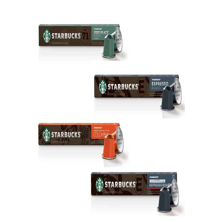 Nespresso Compatible Aluminum Capsule Coffee Set 4x10
