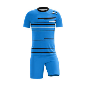 ชุดเครื่องแบบโพลีเอสเตอร์ผ้าฝ้าย2022,เครื่องแบบทีมฟุตบอลแบบกำหนดเองได้ระเหิดออกแบบโลโก้100% - Product Image 4