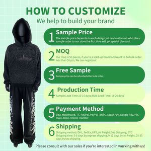 OEM & ODM Streetwear personnalisé en détresse recadrée voyage cordon unisexe surdimensionné lavage à l'acide femmes hommes sweatshirts de haute qualité - Product Image 6