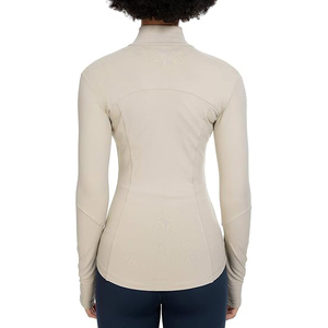 Veste de yoga légère pour femmes, fermeture éclair intégrale, haut extensible, vêtements de sport doux, entraînement athlétique, mélange de nylon et de spandex confortable - Product Image 5