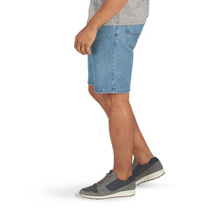 Custom Summer Graphic Letter Print Logo <b>Mens</b> 100% Cotton <b>Embroidered</b> Casual Short <b>Jeans</b> Washed Ripped Shorts - Product Image 5