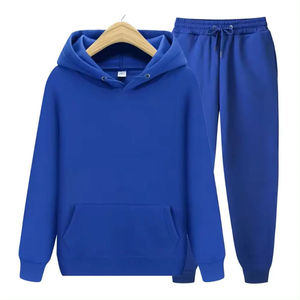 Sudaderas y sudaderas térmicas de algodón para hombre con chándal Atlético Sudadera con capucha inferior Pantalones de chándal para actividades al aire libre - Product Image 4