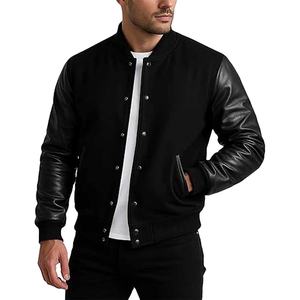 Chaqueta Varsity de Invierno de Alta Calidad con Bordado Estilo Streetwear, Chaqueta Bomber Letterman de Béisbol, Cargada por Dress Sports 2026 - Product Image 2