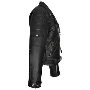 La chaqueta de cuero de hombre personalizada de más alta calidad hecha en Pakistán Chaquetas de cuero de moto de alta calidad - Product Image 2