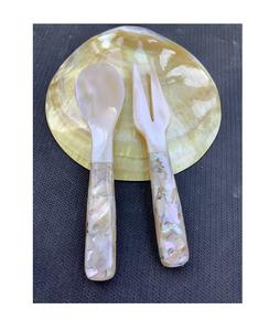 Cuillère en nacre de qualité supérieure faite à la main pour table à manger luxueuse et cadeaux - Product Image 4