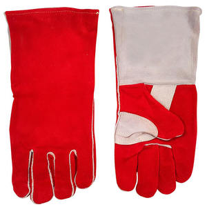 Nouveau 2025 gros résistant à la chaleur au feu travail de soudage gants de gril gants de soudage en cuir gants de travail - Product Image 3