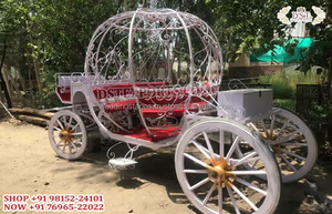 Voiture tirée par des chevaux quatre places de haute qualité Voiture victorienne élégante à double siège Fabricant fiable de voitures à chevaux - Product Image 4