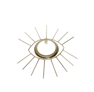 Espejo de Pared Art Deco Moderno de Primera Calidad, Elegante Espejo de Pared de Metal Plateado Nuevo para Decoración del Hogar con Diseño de Hojas - Product Image 6