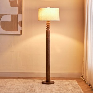Lampadaire en tissu blanc en forme de champignon pour la décoration intérieure de salon de luxe moderne, élégant, support doré LED pour la maison et le bureau - Product Image 5