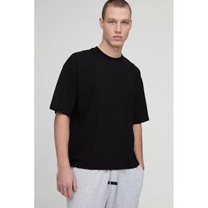 Camiseta de cuello redondo de longitud extendida para hombre, ropa de calle, estilo urbano, informal, a la moda, Camiseta de algodón suave - Product Image 1