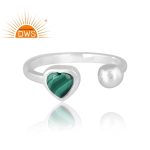 แหวนพลอยมรกตธรรมชาติสีเงิน925สินค้าออกใหม่เครื่องประดับที่กำหนดเองสำหรับผู้หญิงของขวัญสำหรับผู้หญิงสำหรับเธอ - Product Image 3