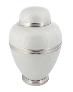 Urna de cremación negra metálica con Cruz de Oro religiosa de metal de gran calidad con asa para cenizas - Product Image 4