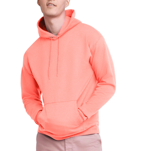 Pull-over zippé unisexe avec logo personnalisé Sweat à capuche en polaire Streetwear de base en coton mélangé de haute qualité pour hommes et femmes - Product Image 4