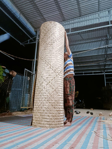 Cinta de bambú natural de Vietnam, venta al por mayor, el rollo de cinta de caña de bambú más barato de Vietnam - Product Image 4