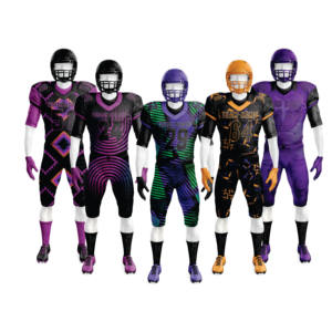 Equipo de fútbol americano juvenil personalizado establece todos los colores sublimación impresa uniformes al por mayor Jersey - Product Image 4