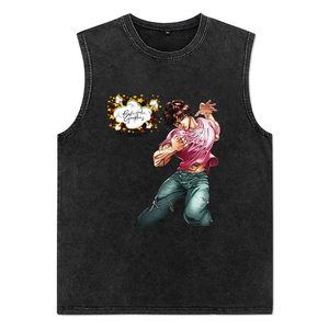 เสื้อกล้ามระบายอากาศได้ดีสำหรับผู้ชายเสื้อกล้ามผ้าฝ้าย100% ใส่ไปยิมฤดูร้อนพิมพ์ลาย3D แบบกำหนดเอง - Product Image 1