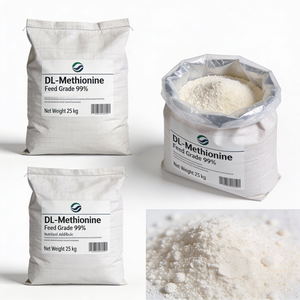 DL Metionina 99% Grado Alimenticio, Aminoácido para Aves de Corral, Pollos de Engorde, Gallinas Ponedoras y Cerdos - Product Image 1