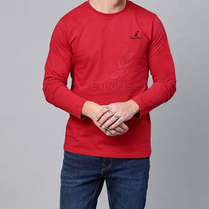 En nuevo stock, venta en línea, camiseta de manga larga, precio barato, camiseta de manga larga transpirable de Color sólido - Product Image 4