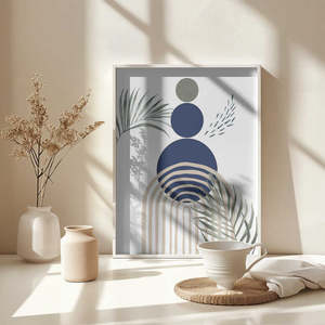 Produit imprimé numériquement Boho Green Blue 1 - Product Image 4