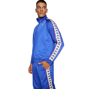 Ensemble de survêtement pour homme personnalisé avec logo réfléchissant, 100% coton, écologique, séchage rapide, léger, veste et pantalon de jogging pour l'entraînement et la course à pied - Product Image 4