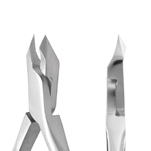 High Quality Cuticle Nippers 7 mm Tip Toenail <b>Remover</b> Sharp Blade German Steel Manicure Nail Nippers With Customized Packing - Product Image 4