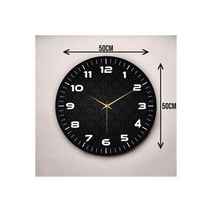 Reloj de pared de mesa silencioso de madera de 50cm con estampado colorido Idea de regalo perfecta - Product Image 5