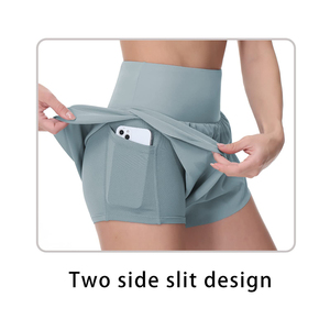 Pantalones cortos de yoga personalizados para mujer más vendidos Último diseño con patrón sólido Venta caliente Spandex Poliéster Color y tamaño personalizados - Product Image 5