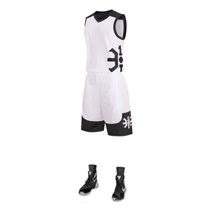 Nouveau design d'uniformes de basket-ball personnalisés vêtements de sport imprimés par sublimation pour adultes uniformes de basket-ball de haute qualité pour l'entraînement - Product Image 4