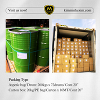 Vietnam Kim Minh International's Natuurlijke Suikervrije 100% Verse Lychee Puree Gesteriliseerde Fruit- en Groentesap 13 Brix Bulk