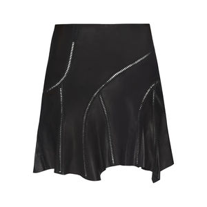 Wholesale Custom Made Winter Shiny Women Leather <b>Skirts</b> <b>with</b> Logo High <b>Elastic</b> Hot Selling New Arrivals - Product Image 4