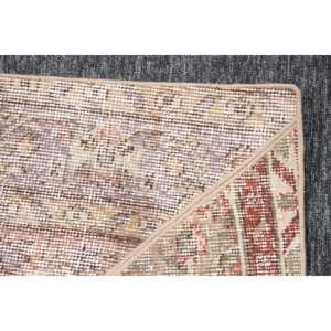 Petit tapis turc patchwork 2,2x7,3 pi (67x224 cm), tapis patchwork vintage marron - Product Image 5