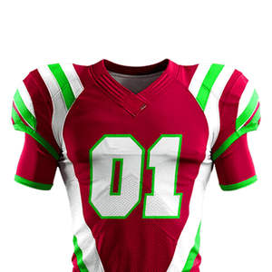 Uniformes personnalisés de football américain de qualité pour jeunes et adultes, vêtements d'équipe à manches courtes en provenance du Pakistan, nouveau design accepté par les OEM - Product Image 4