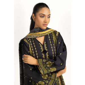 Conjunto de Traje de 3 Piezas con Estampado Khaddar para Mujer IUSTKSD-1409 - Product Image 5