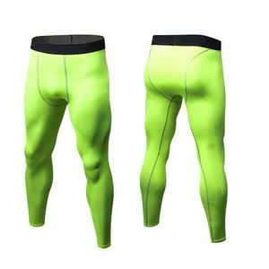 Pantalones Deportivos de Cintura Alta para Hombre, para Entrenamiento, Running, Gimnasio, Mallas de Compresión Deportivas Blancas - Product Image 5