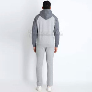 Conjunto de chándal para hombre Combinación de colores a la moda Sudadera con capucha y pantalones para correr Conjunto de chándal cómodo para hombre - Product Image 2