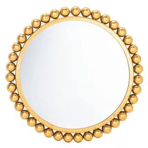 Espejo de diseño único chapado en oro último espejo de pared para decoración del hogar nuevo espejo de pared de Metal decorativo de pared - Product Image 6