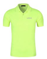 Polo rouge pour homme, manches courtes, respirant, en tissu piqué de polyester et de coton, logo personnalisé, vêtements de travail décontractés, uniforme, vente en gros, usine