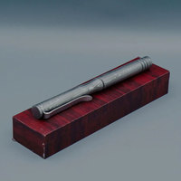 Stylo à bille de luxe fait main en Damas avec logo personnalisé, coffret en bois, haute qualité