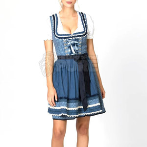 Nouvelle robe dirndl bavaroise tendance, costume d'Oktoberfest, style bavarois unique, vêtements pour femmes, robe dirndl - Product Image 2