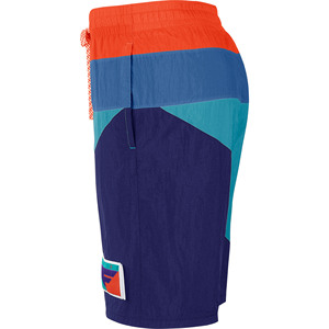 Pantalones cortos cortavientos rosas para hombre moda verano hip-hop cinco puntos estudiante deportes monos multibolsillos tejido poliéster - Product Image 6