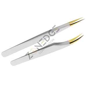 Zonedge อุปกรณ์เสริมความงามแหนบต่อขนตาสีขาวทำจากสแตนเลส - Product Image 1