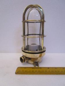 Lámpara de Pasillo de Latón Marino Vintage - Náutica, Marítima, Naval, para Barco, Yate, Aproximadamente 8.50 x 4.75 Pulgadas - Product Image 2