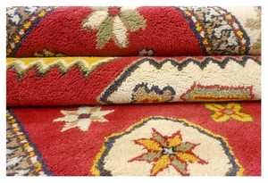 Tapis à nœud fait à la main de haute qualité en laine tuftée avec motif papillon brodé Design abstrait d'intérieur pour salon chambre - Product Image 4