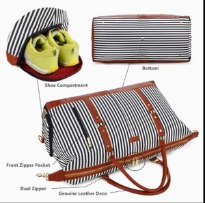 Wholesale Factory Price Blue Custom Printed Outdoor Business Duffel Travel <b>Bag</b> <b>for</b> Men Women Cotton Canvas Twill Large Capacity - Product Image 5